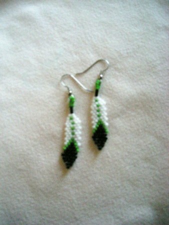 $6.00 Feather Earrings - Select color